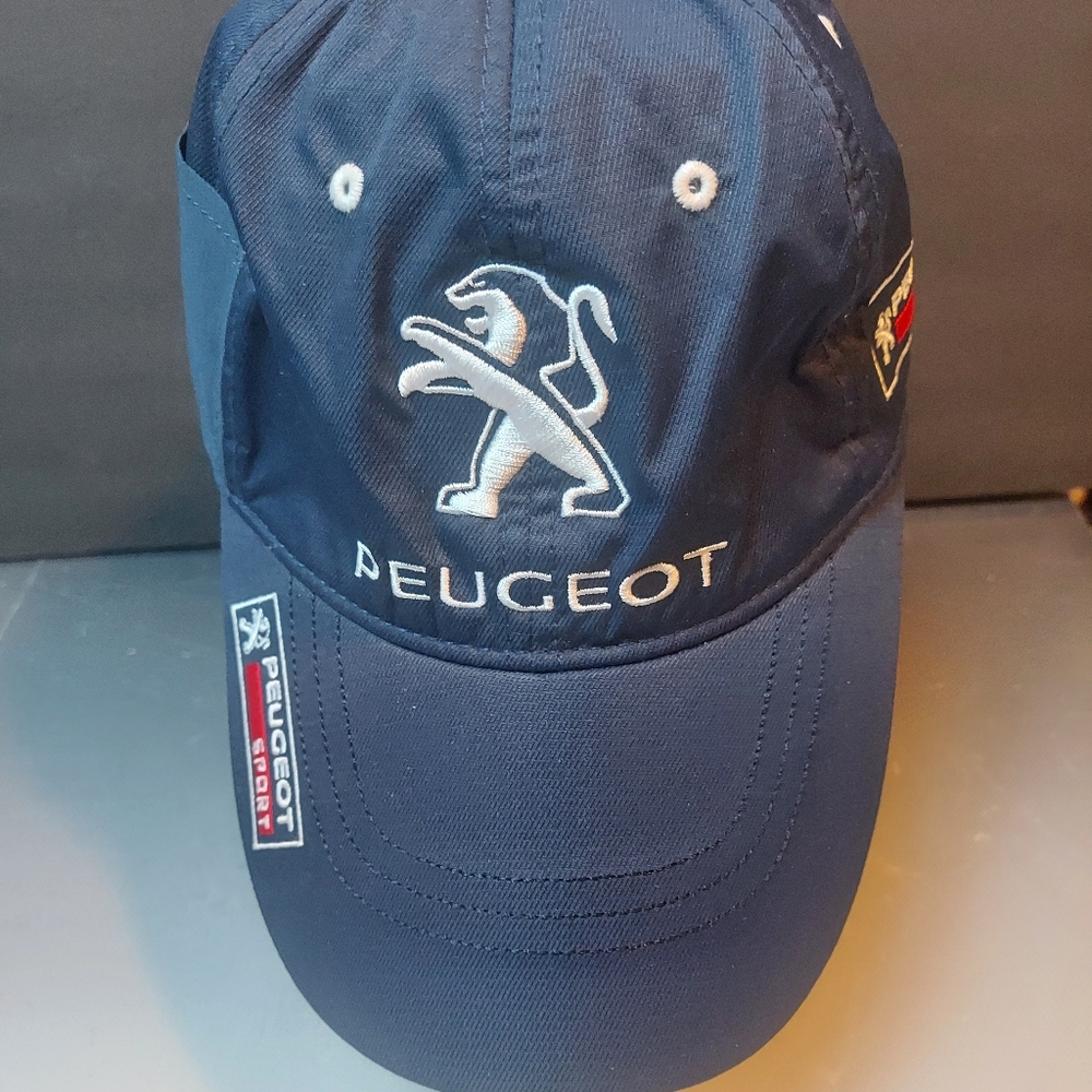 Peugeot Logo Navy Blue Cap Retro Style